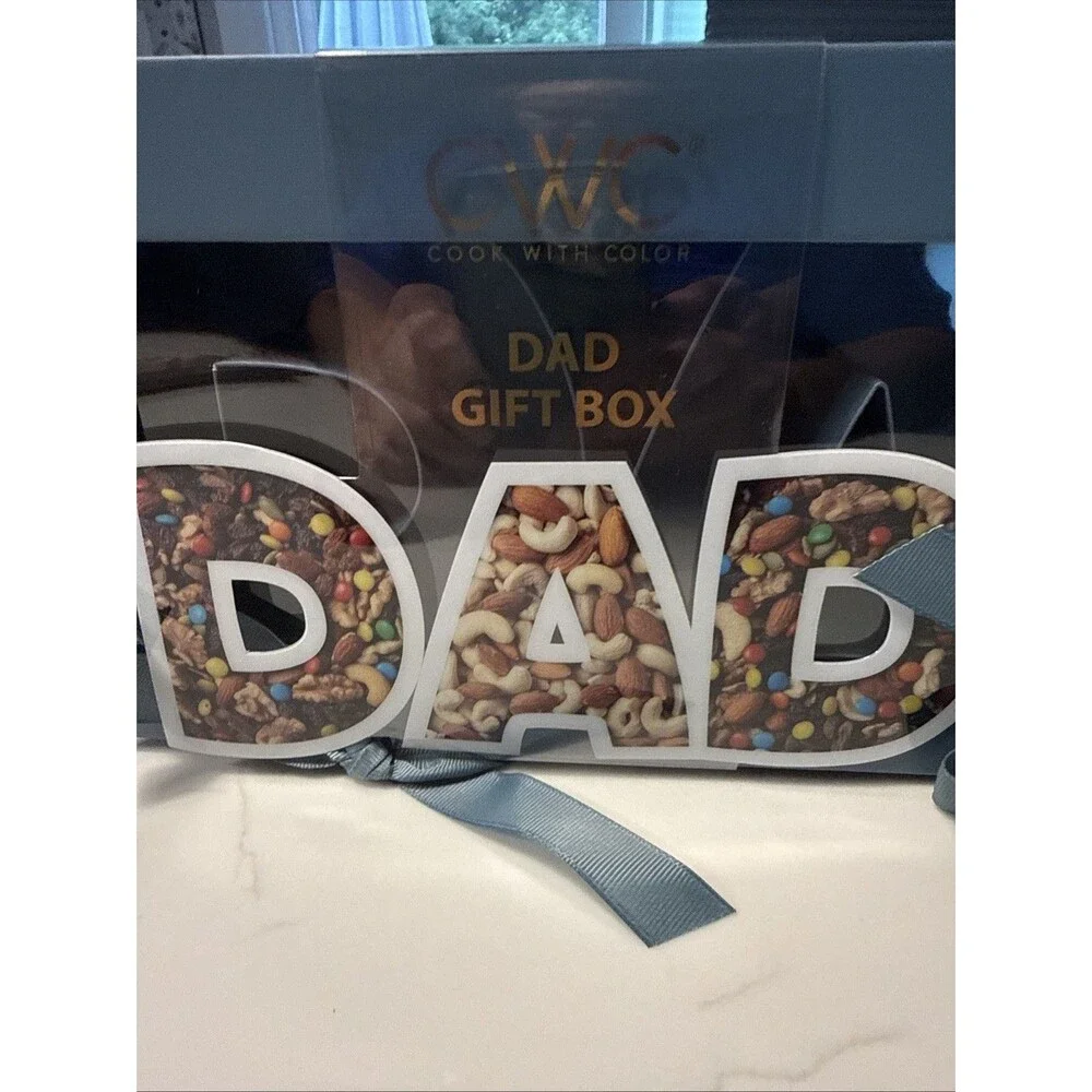 CWC Fillable Word Food Storage DAD Gift Box Blue - Cook With Color - Picture 2 of 5